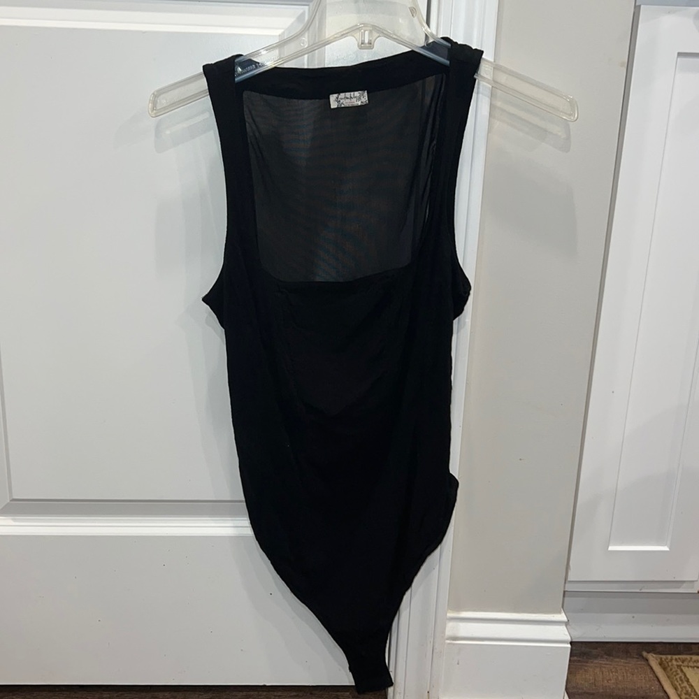 Free people bodysuit w/ mesh back - size small